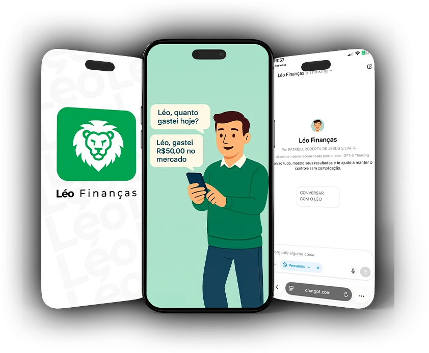 Interface do Léo Finanças